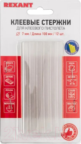 Изображение товара Клеевой пистолет Rexant ПК01 / 12-1701