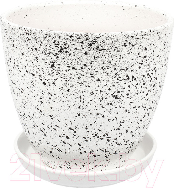Изображение товара Вазон Вещицы Терраццо BH-93-2 (белый)