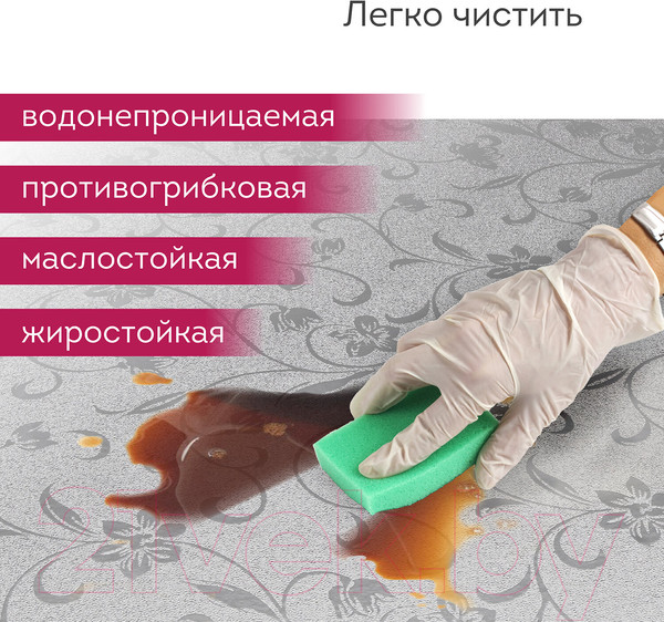 Изображение товара Пленка защитная для кухни Daswerk Алюминиевая / 607849 (серебро)