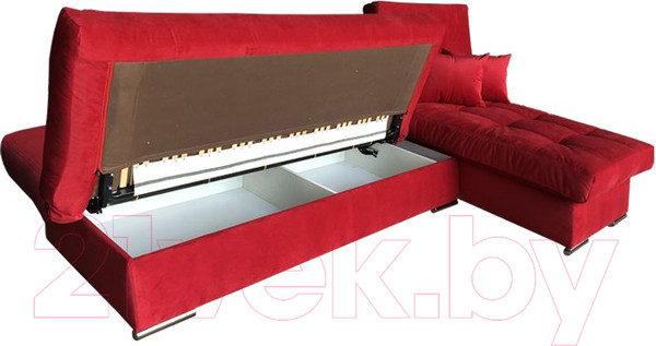 Изображение товара Диван угловой Асмана Марсель без подлокотников левый (банни 02)