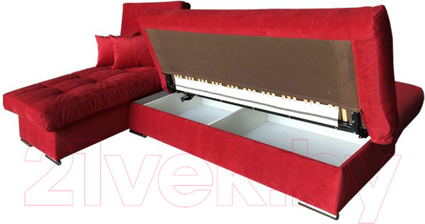 Изображение товара Диван угловой Асмана Марсель без подлокотников правый (банни 02)