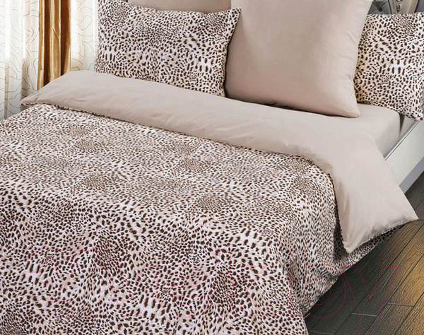 Изображение товара Пододеяльник АртПостель Леопард на молнии 263 (205x215)