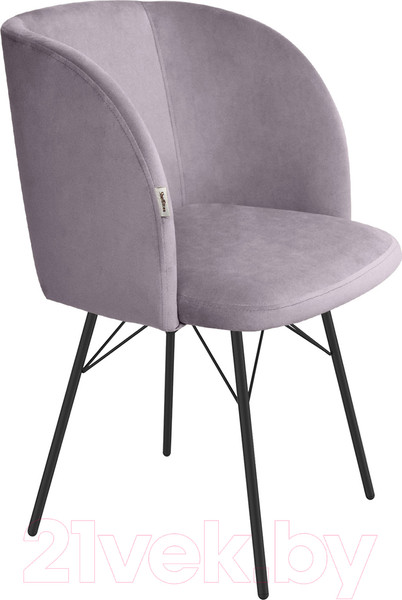 Изображение товара Стул Sheffilton SHT-ST33/S64 (сиреневая орхидея/черный муар)