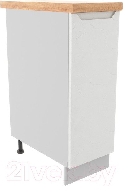 Изображение товара Шкаф-стол кухонный ДСВ Тренто С 300 левый (серый/белый)