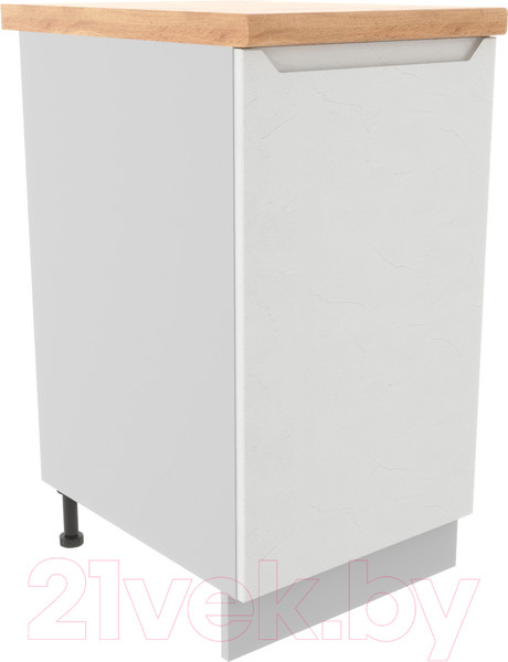 Изображение товара Шкаф-стол кухонный ДСВ Тренто С 450 левый (серый/белый)