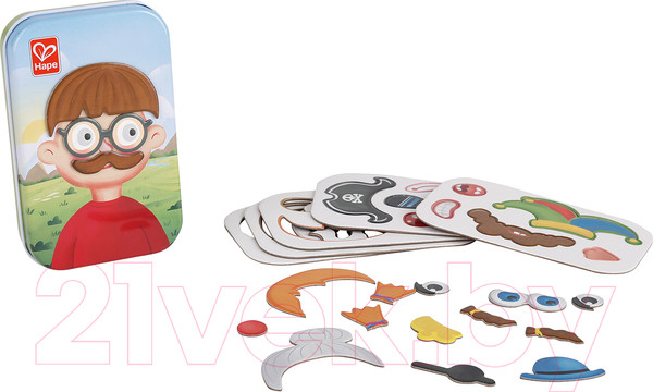 Изображение товара Развивающая игра Hape Собери смешной портрет / E0476_HP