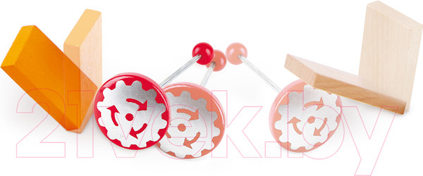 Изображение товара Настольная игра Hape Падающее домино. Фабрика роботов / E1057_HP