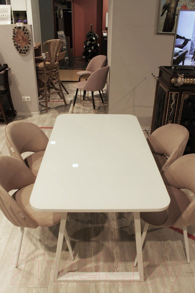 Изображение товара Стул Sheffilton SHT-ST34-1/S95-1 (латте/белый муар)