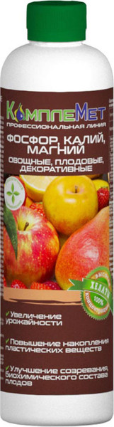 Изображение товара Удобрение КомплеМет Комплексное PKMg (400мл)