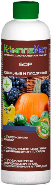 Изображение товара Удобрение КомплеМет Комплексное Бор (400мл)