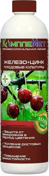 Изображение товара Удобрение КомплеМет Комплексное Железо + Цинк (400мл)