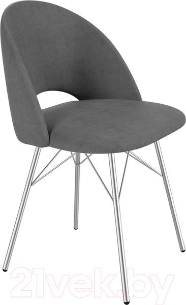 Изображение товара Стул Sheffilton SHT-ST34/S64 (платиново-серый/хром лак)