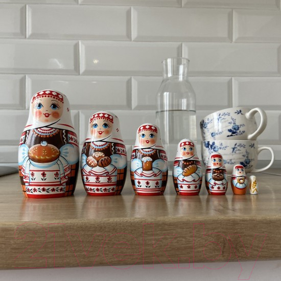 Изображение товара Матрешка сувенирная Брестская Фабрика Сувениров В славянском костюме 7009