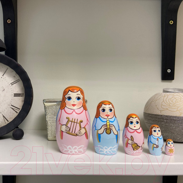 Изображение товара Матрешка сувенирная Брестская Фабрика Сувениров Фигурки ангелов 5309