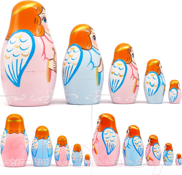 Изображение товара Матрешка сувенирная Брестская Фабрика Сувениров Фигурки ангелов 5309