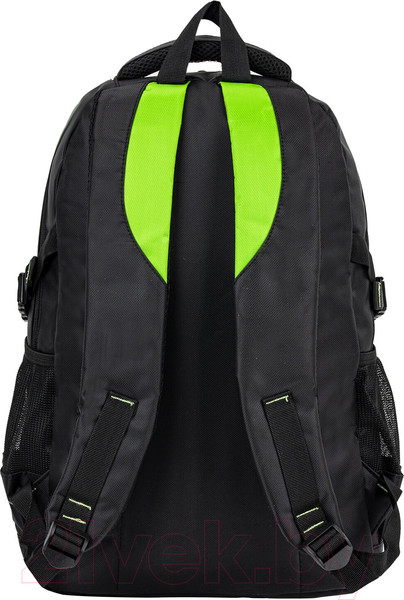 Изображение товара Школьный рюкзак Brauberg Titanium / 270766 (черный/салатовые вставки)
