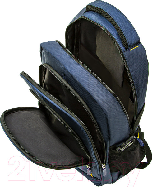 Изображение товара Школьный рюкзак Brauberg Titanium / 270768 (синий/желтые вставки)
