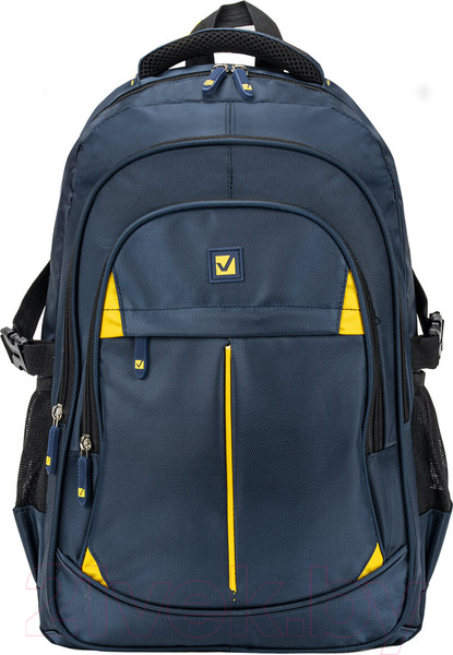 Изображение товара Школьный рюкзак Brauberg Titanium / 270768 (синий/желтые вставки)