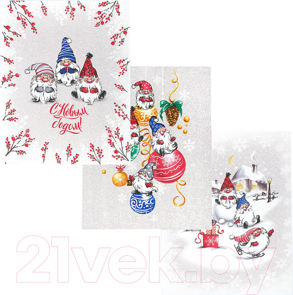 Изображение товара Набор полотенец АртПостель Гномики из рогожки 45x60 / НЗ_ПКР45.60