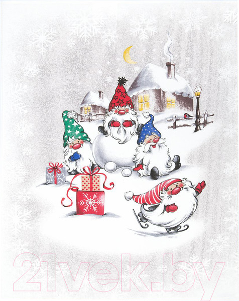 Изображение товара Набор полотенец АртПостель Гномики из рогожки 45x60 / НЗ_ПКР45.60