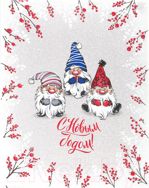 Изображение товара Набор полотенец АртПостель Гномики из рогожки 45x60 / НЗ_ПКР45.60