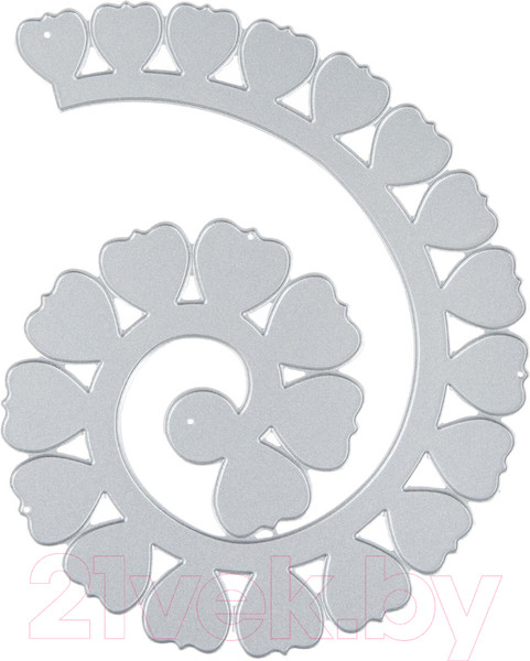 Изображение товара Нож для вырубки и тиснения Остров Сокровищ Цветочная спираль / 663814