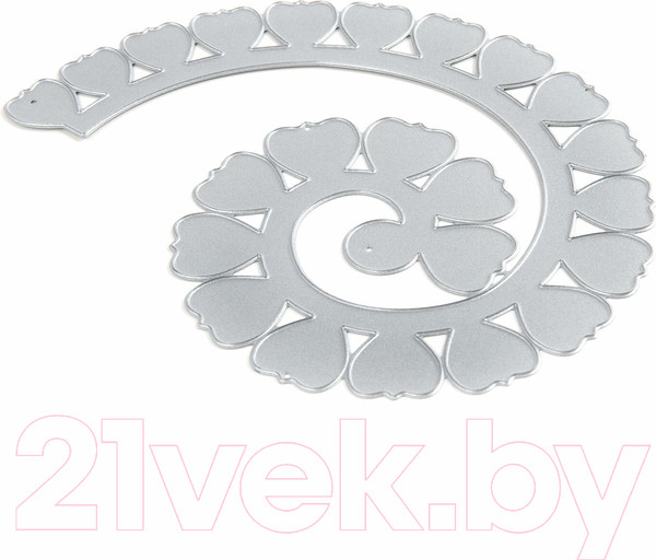 Изображение товара Нож для вырубки и тиснения Остров Сокровищ Цветочная спираль / 663814