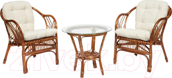 Изображение товара Комплект садовой мебели Tetchair New Bogota (коричневый кокос)