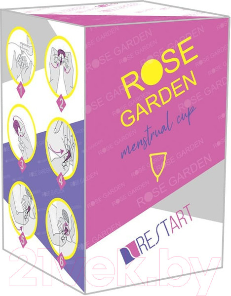 Изображение товара Менструальная чаша RestArt Rose Garden RA-530S (S)