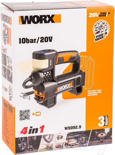 Изображение товара Насос беспроводной Worx WX092.9 (без АКБ и ЗУ)