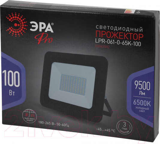 Изображение товара Прожектор ЭРА LPR-061-0-65K-100 / Б0043592