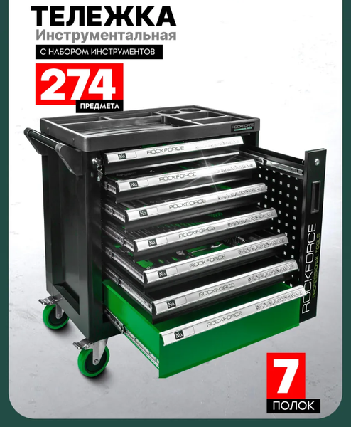 Изображение товара Тележка инструментальная RockForce RF-55300