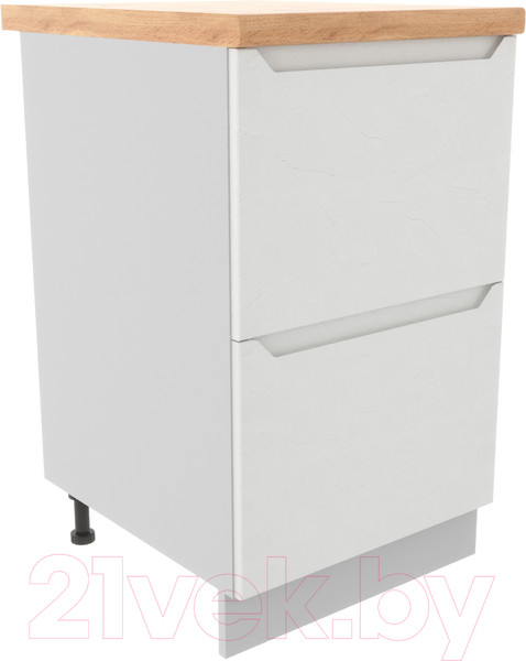 Изображение товара Шкаф-стол кухонный ДСВ Тренто СК2 500 (серый/белый)