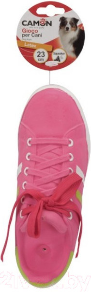 Изображение товара Игрушка для собак Camon Кроссовок розовый с пищалкой / AH209/B