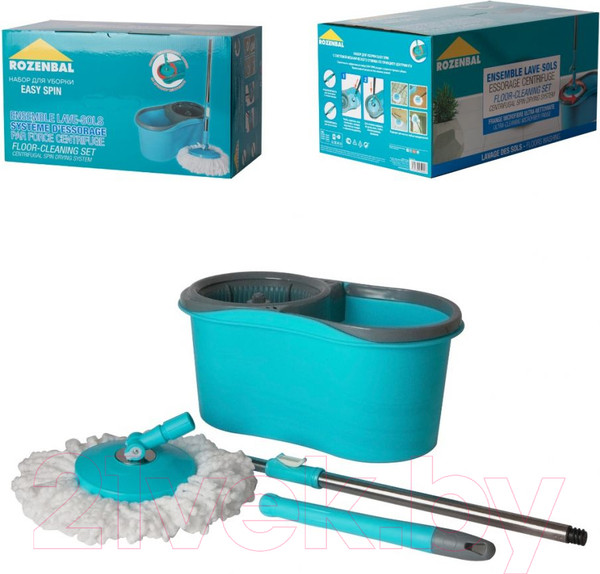 Изображение товара Набор для уборки Rozenbal Easy Spin / R305024