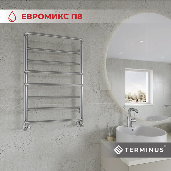 Изображение товара Полотенцесушитель водяной Terminus Евромикс П8 500x800