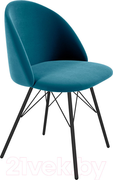 Изображение товара Стул Sheffilton SHT-ST35/S37 (тихий океан/черный муар)
