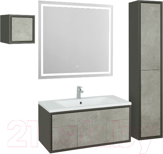 Изображение товара Тумба с умывальником Акватон Уэльс 100 (1A2676K1WA6A0)