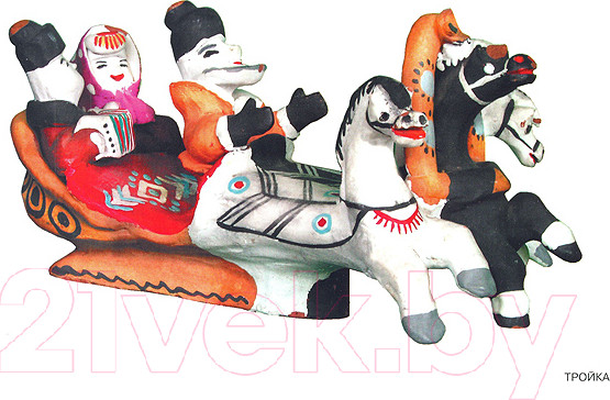 Изображение товара Наглядное пособие Мозаика-Синтез Народное искусство – детям. Каргопольская игрушка / МС10627