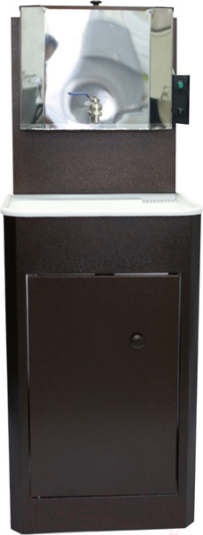 Изображение товара Умывальник для дачи Петромаш С водонагревателем / ЭВБО-15Н (античная медь/мойка пластик)