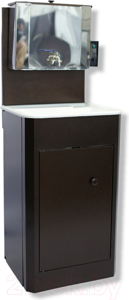 Изображение товара Умывальник для дачи Петромаш С водонагревателем / ЭВБО-15Н (античная медь/мойка пластик)