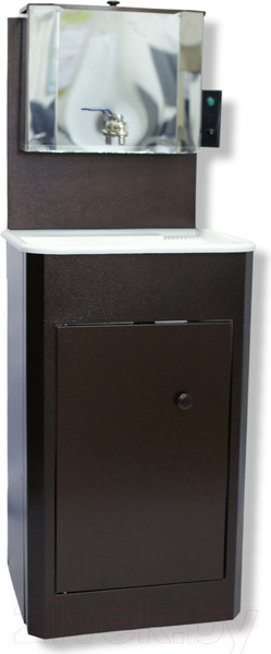 Изображение товара Умывальник для дачи Петромаш С водонагревателем / ЭВБО-15Н (античная медь/мойка пластик)