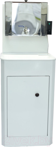 Изображение товара Умывальник для дачи Петромаш С водонагревателем / ЭВБО-15Н (белый/мойка пластик)