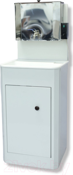 Изображение товара Умывальник для дачи Петромаш С водонагревателем / ЭВБО-15Н (белый/мойка пластик)