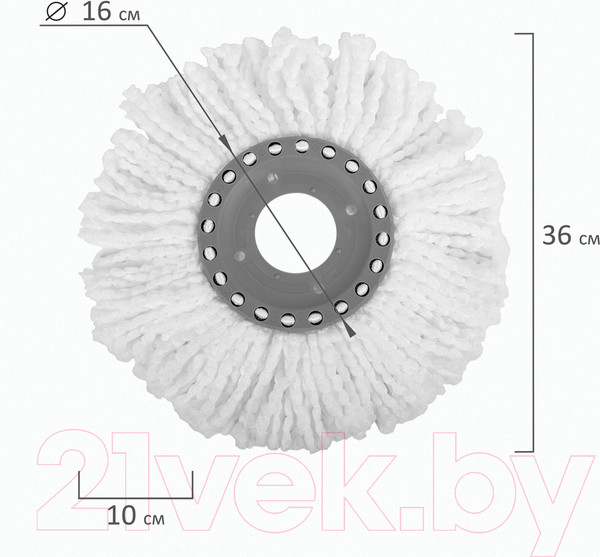 Изображение товара Моп для швабры Laima Микрофибра / 601488