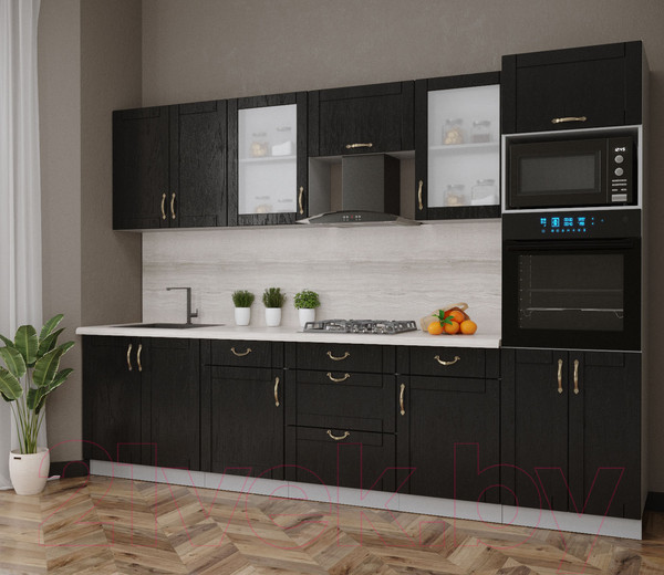 Изображение товара Кухонный гарнитур Интерлиния Мила Крафт 3.0 (дуб английский)