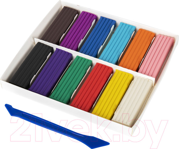 Изображение товара Пластилин Пифагор Супер / 106429 (12цв)