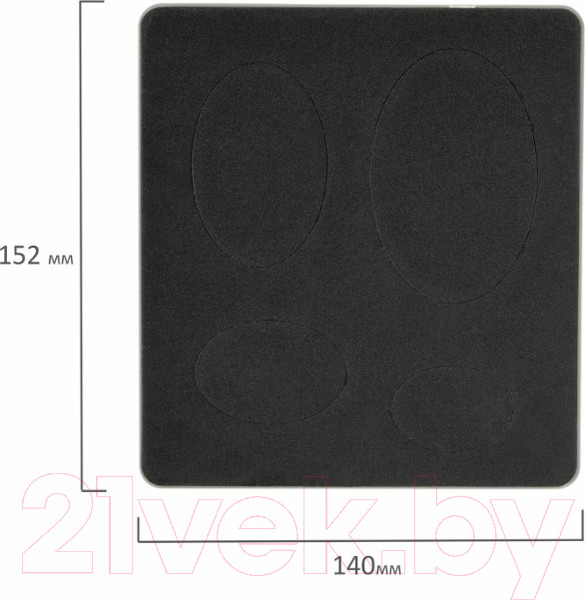 Изображение товара Нож для вырубки и тиснения Остров Сокровищ Овалы / 663838