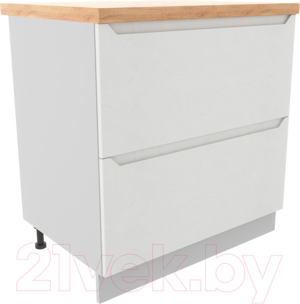 Изображение товара Шкаф-стол кухонный ДСВ Тренто СК2 800 (серый/белый)