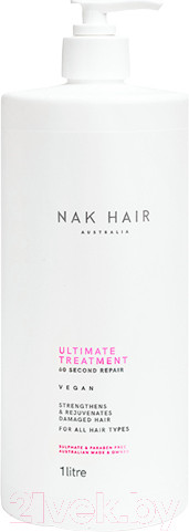 Изображение товара Маска для волос Nak Ultimate Treatment 60 Second Repair (1л)